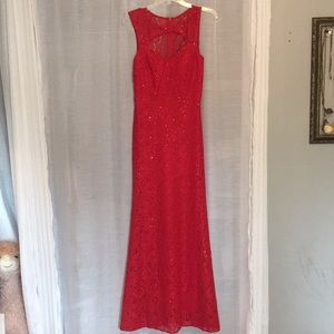 Red prom dress